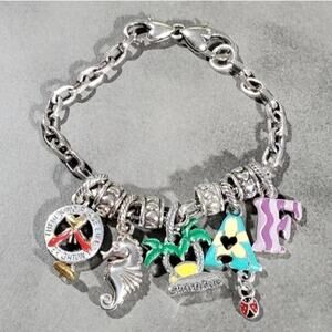 BRIGHTON Charm bracelet California A F seahorse